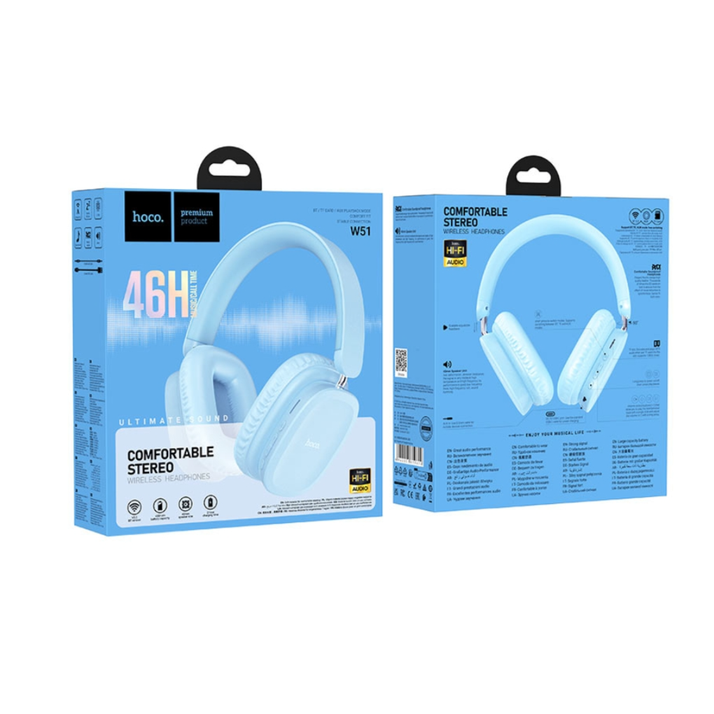 Hoco W51 Delightful Wireless & Wired Headphones