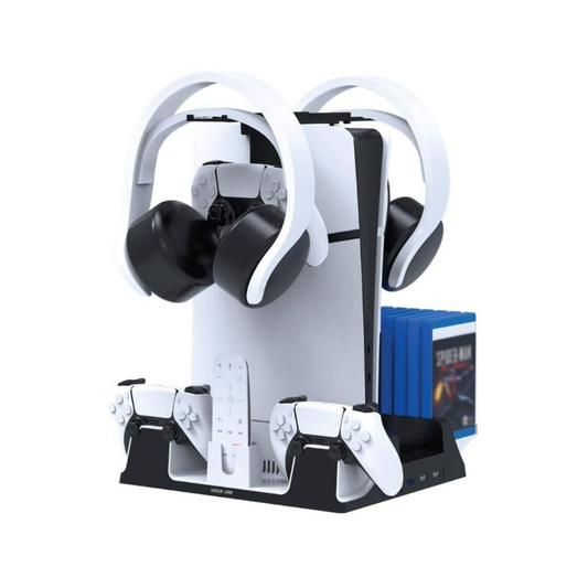 Ps5 Cooling Stand Charging Station-Green Lion