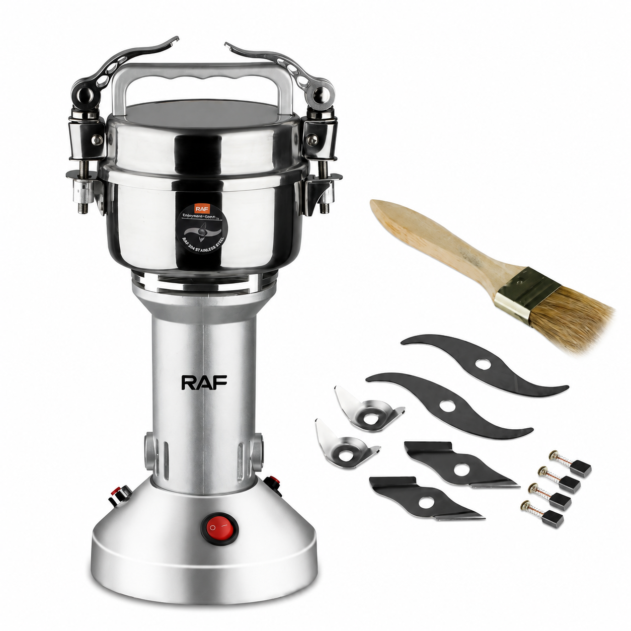 RAF 800W Coffee & Spice Grinder-150g Stainless Steel