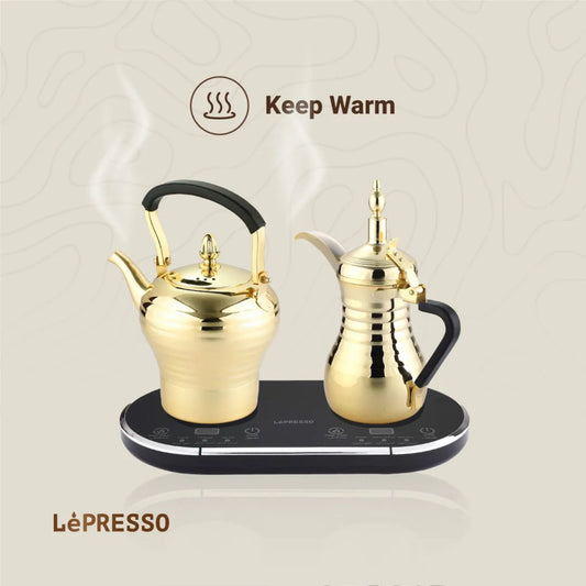 LePresso 2 in 1  Dallah Arabic Coffee & Tea Maker-1600W