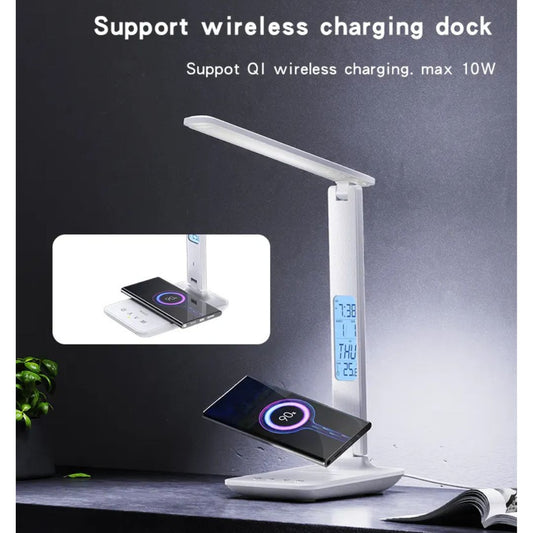 Desk Lamp With Wireless Charger- Yesido