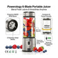Powerology 6-Blade Portable Juicer 450ml – 16500 RPM