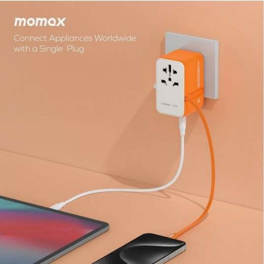 Momax 25W Travel Adapter –Orange
