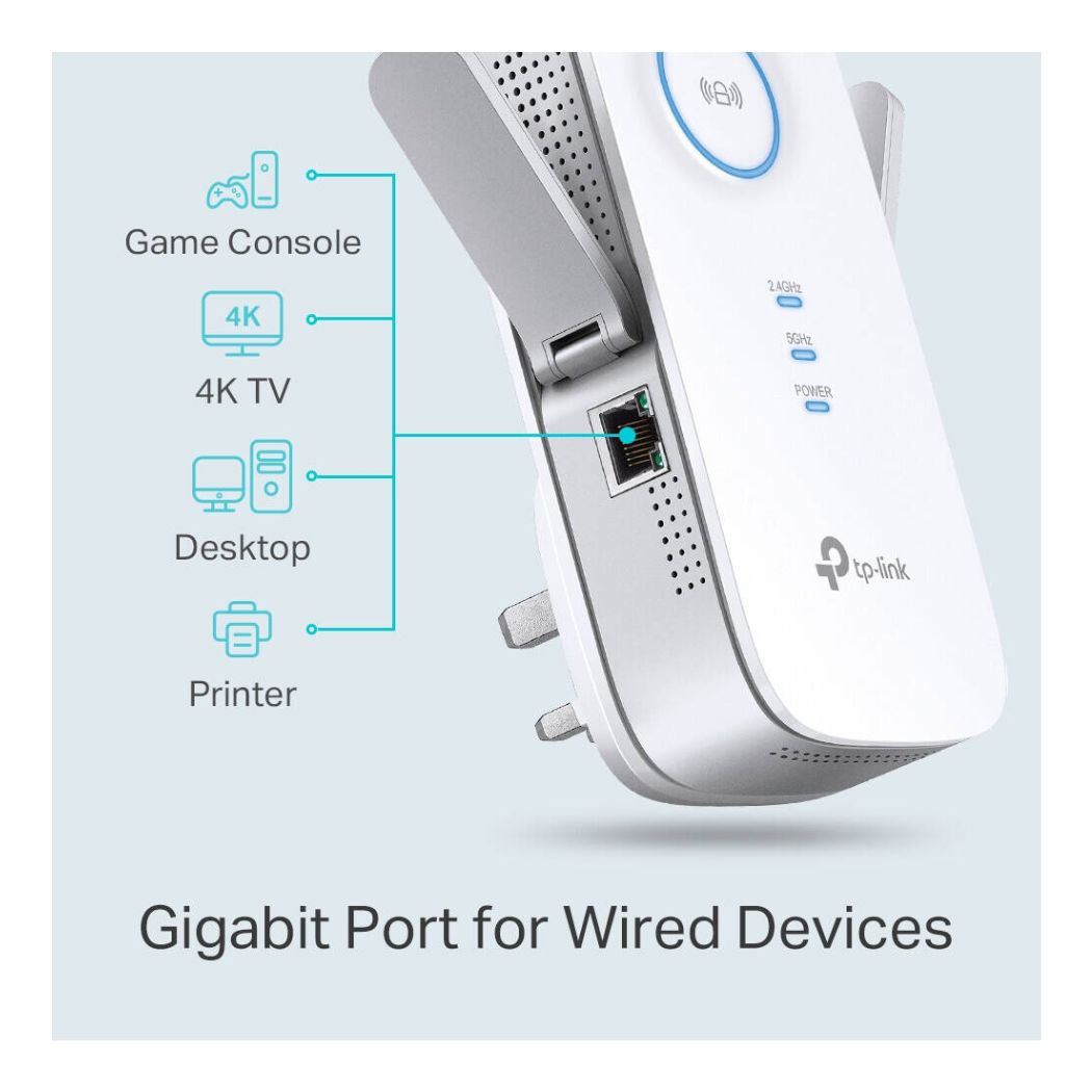 مقوّي إشارة واي فاي تي بي لينك فئة AC2600