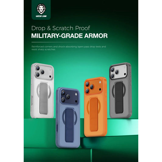 Green Lion iPhone 17 Pro Max Grip 360 MagSafe Case