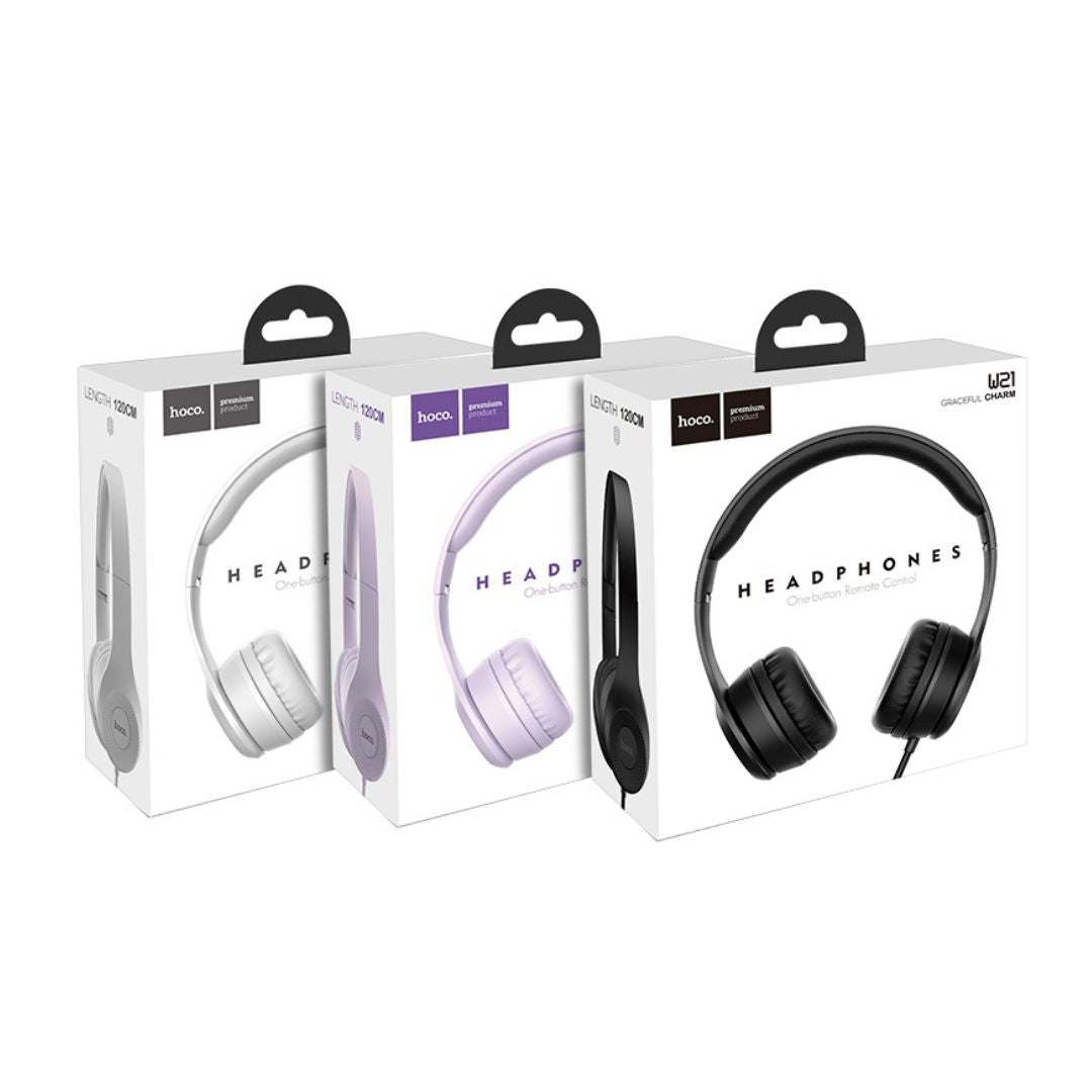 Hoco W21 Graceful Charm Wired Headset