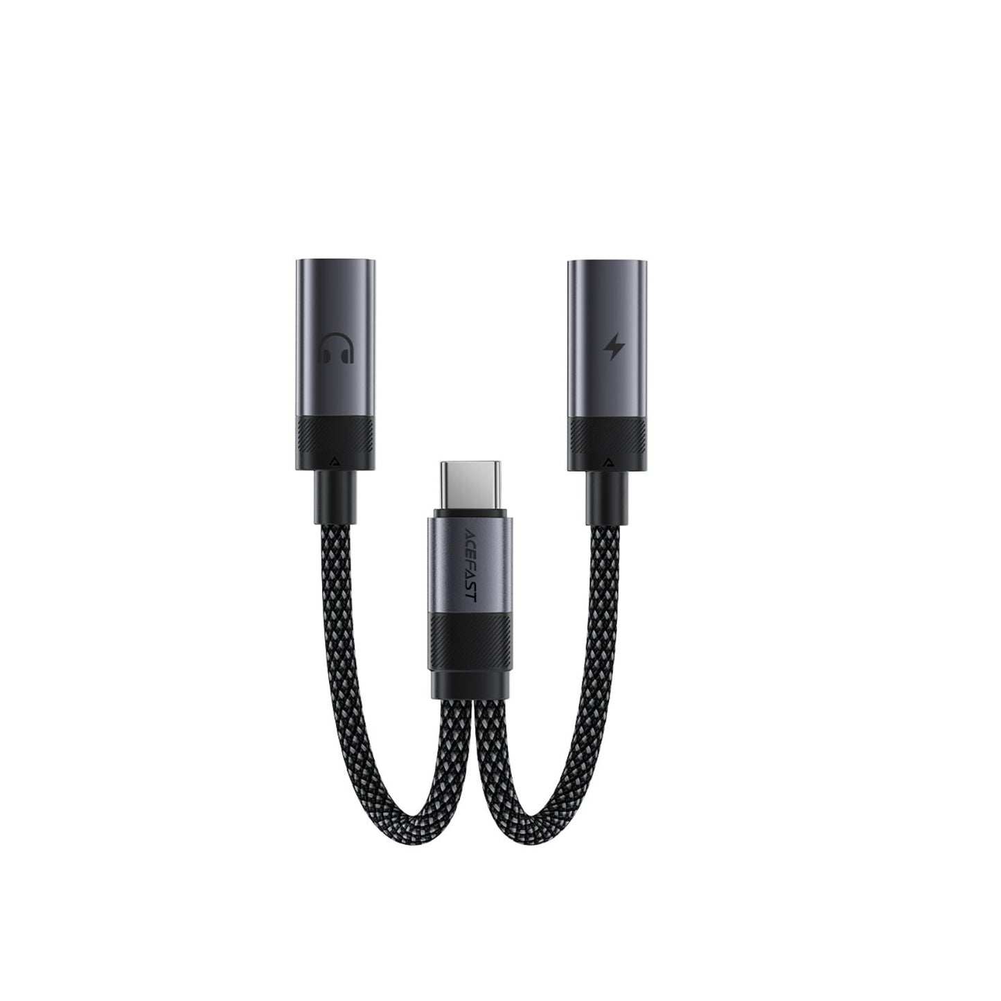 محول ACEFAST J14 USB-C للشحن وتوزيع الصوت (Splitter)