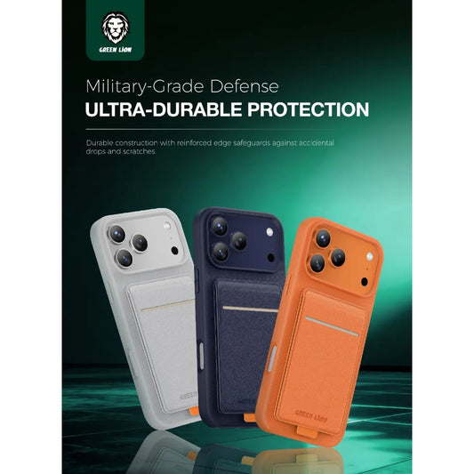 Regal Magsafe Case For iPhone 17 Pro-Green Lion