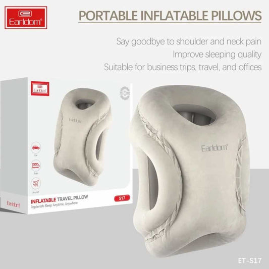 Earldom Inflatable Travel Pillow