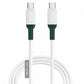 Cable Tybe-C to Tybe-C 1m (White) - Green Lion