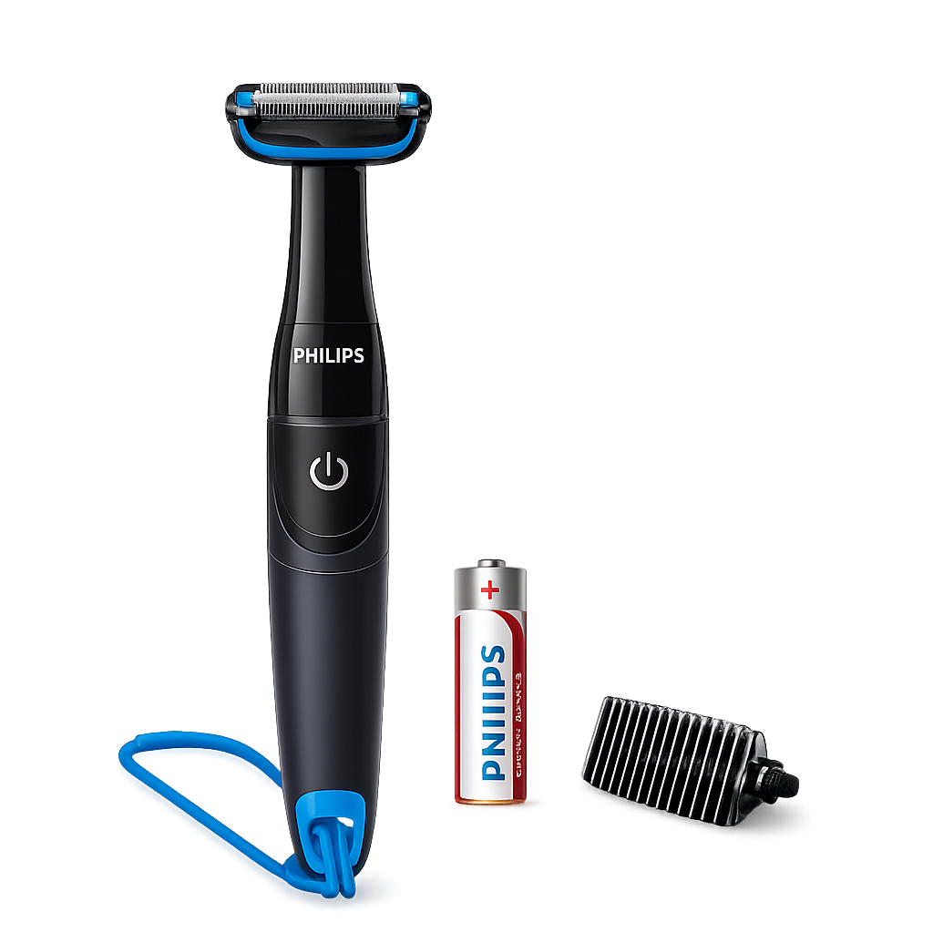 فيليبس BG1024/16 ماكينة حلاقة الجسم للرجال – سلسلة 1000 Bodygroom