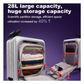 BEKE 20" Smart Rideable Electric Luggage with App Control,Lifting Handle & Foot Pedals