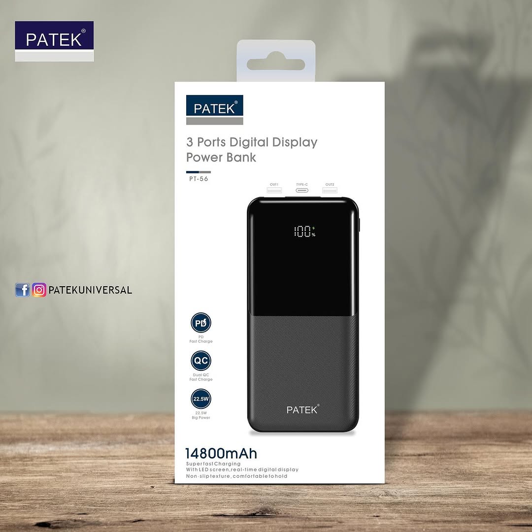 Power Bank Mini Fast Charging 10,000Mah - Patek Power Bank Mini Fast Charging 10,000Mah - Patek