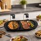 Electric BBQ Grill Baking Pan& Double Hot Pot