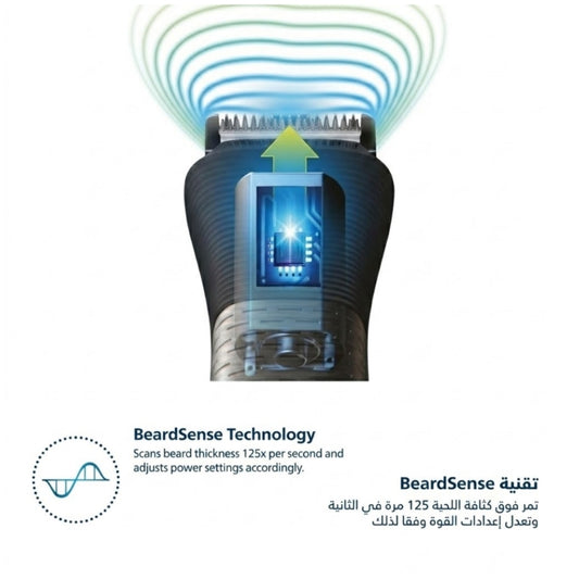 فيليبس MG5930/15 ماكينة تشذيب 11 في 1 للوجه والشعر والجسم - أسود