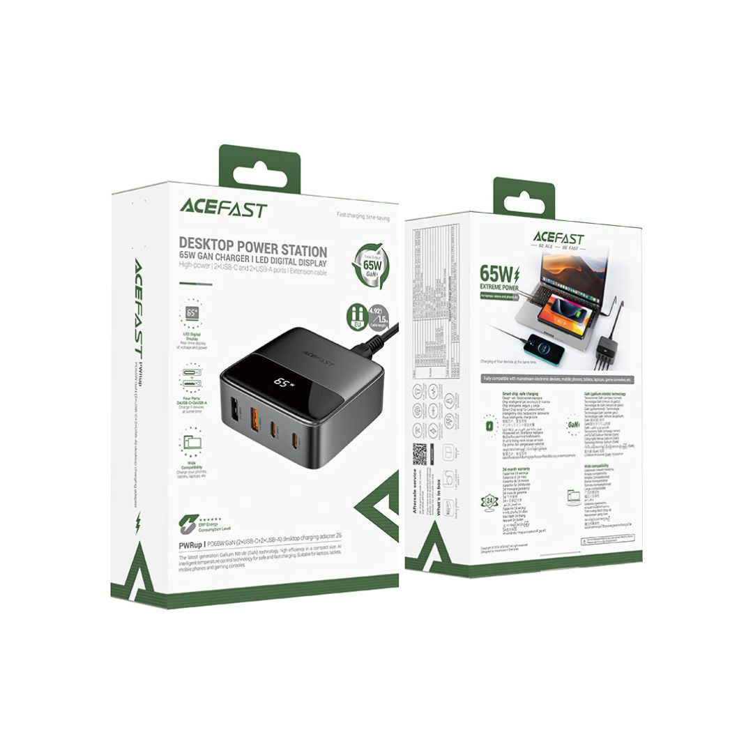 محطة طاقة مكتبية 65 واط بتقنية GaN من إيسفاست