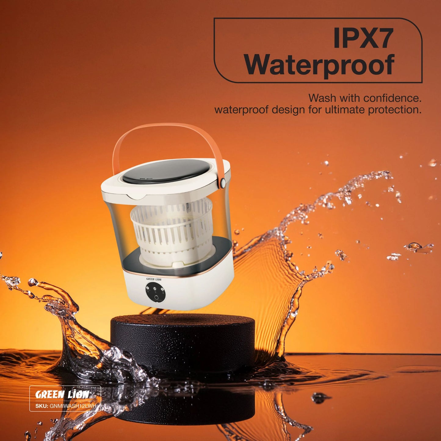 Green Lion Portable 12L Washing Machine