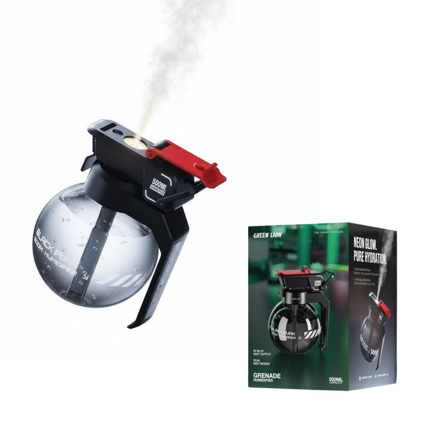 Green Lion Grenade Humidifier 500mL