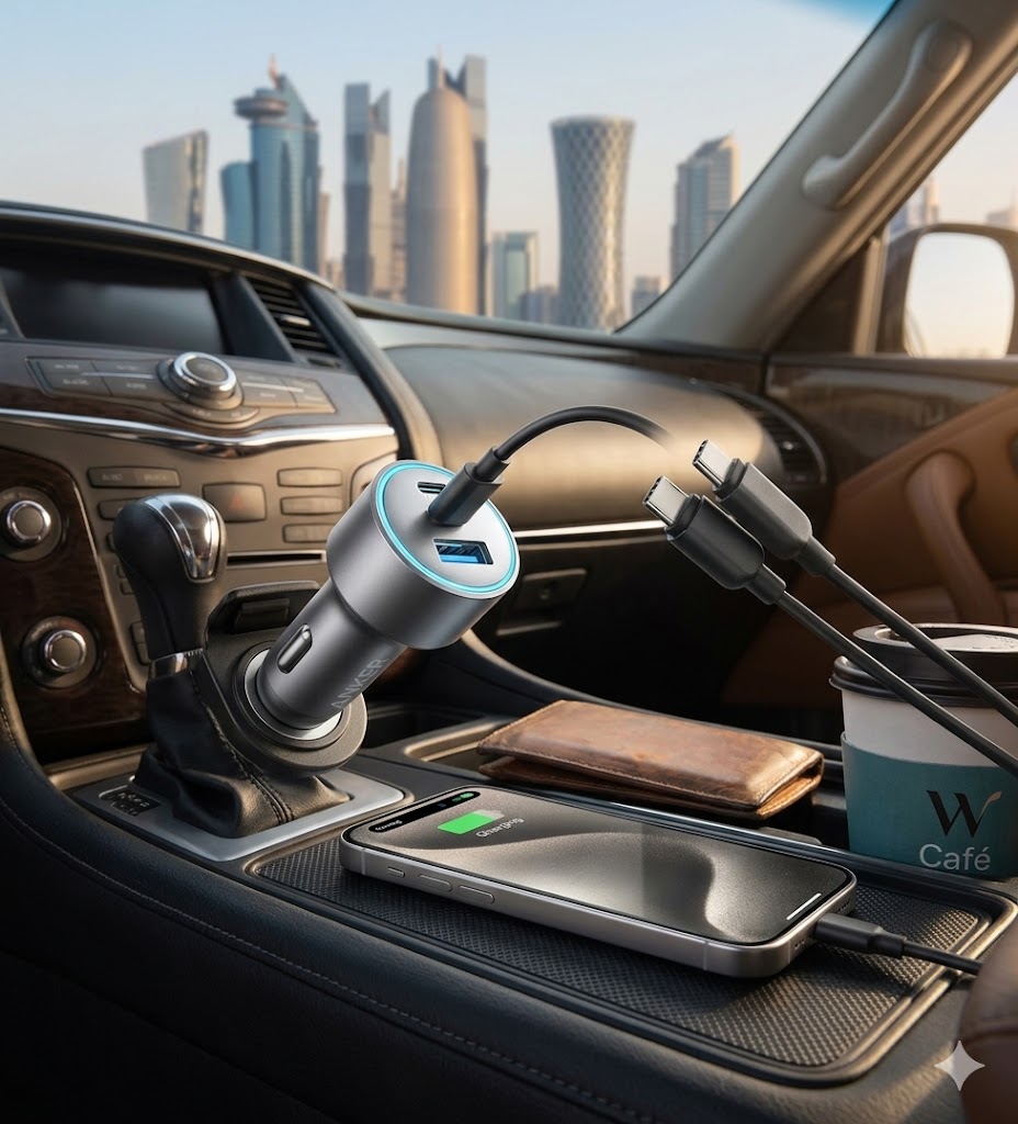 67W Triple-Port Car Charger With USB-C Cable-Anker