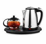 RAF 2 in 1 Electric Kettle & Glass Teapot Set-1800W