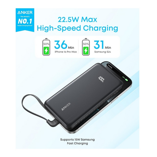 Anker Zolo 10000mAh 22.5W Fast Charging Power Bank