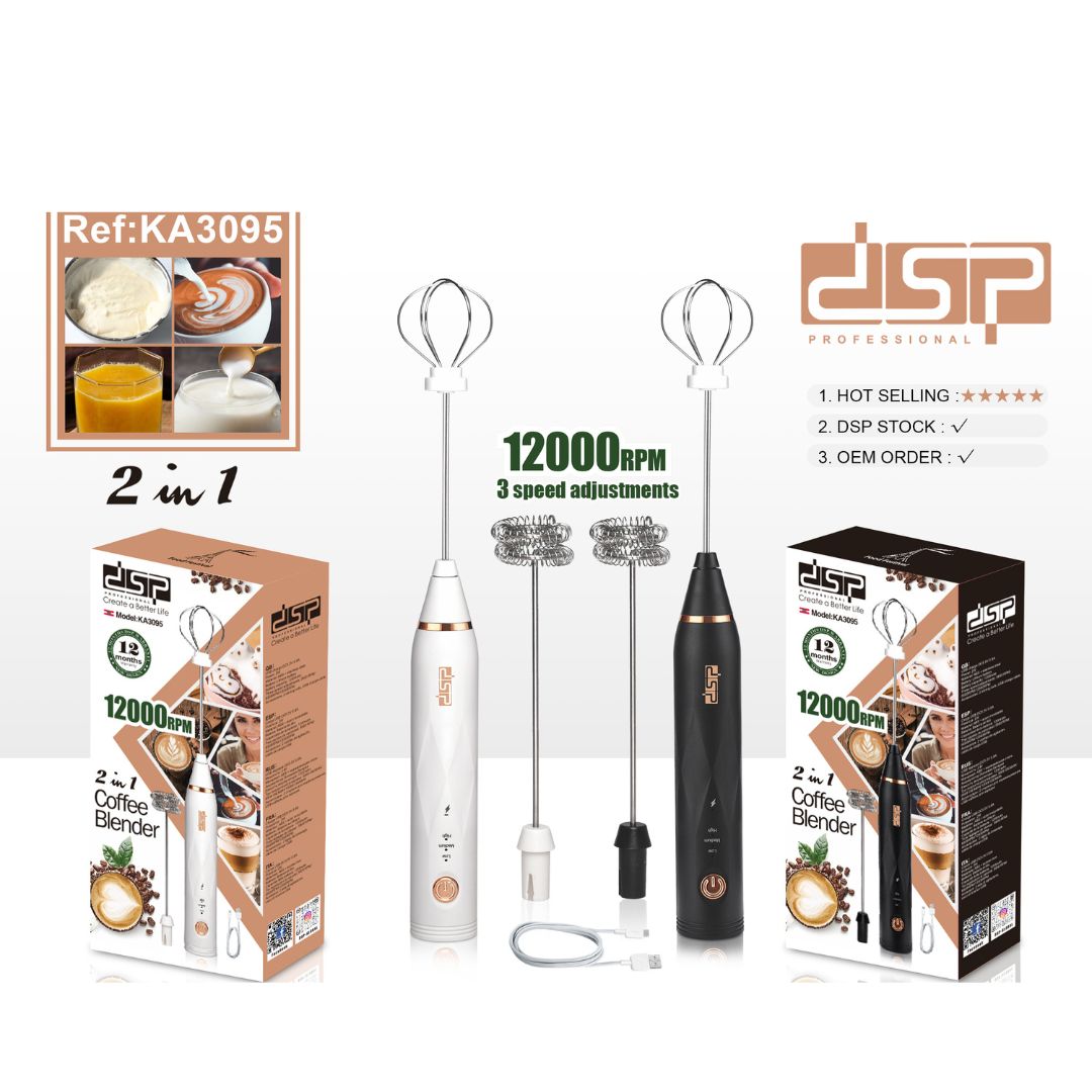 2 in 1 Milk and coffe Frother-DSP