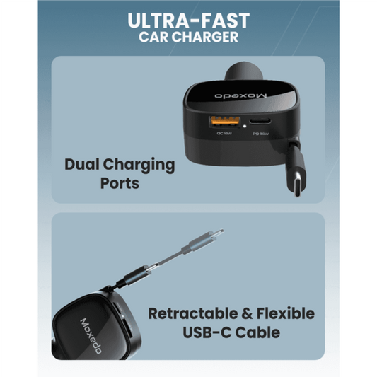 Moxedo ultra-fast car charger 84W