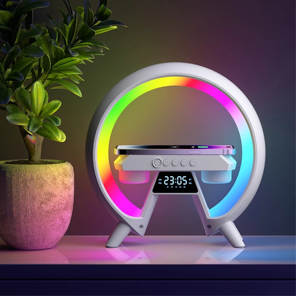 LED Wireless Charging Speaker