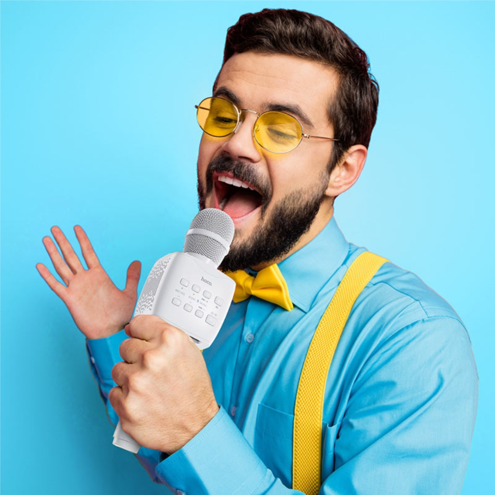 Hoco Cantando Wireless Karaoke Microphone- BK5