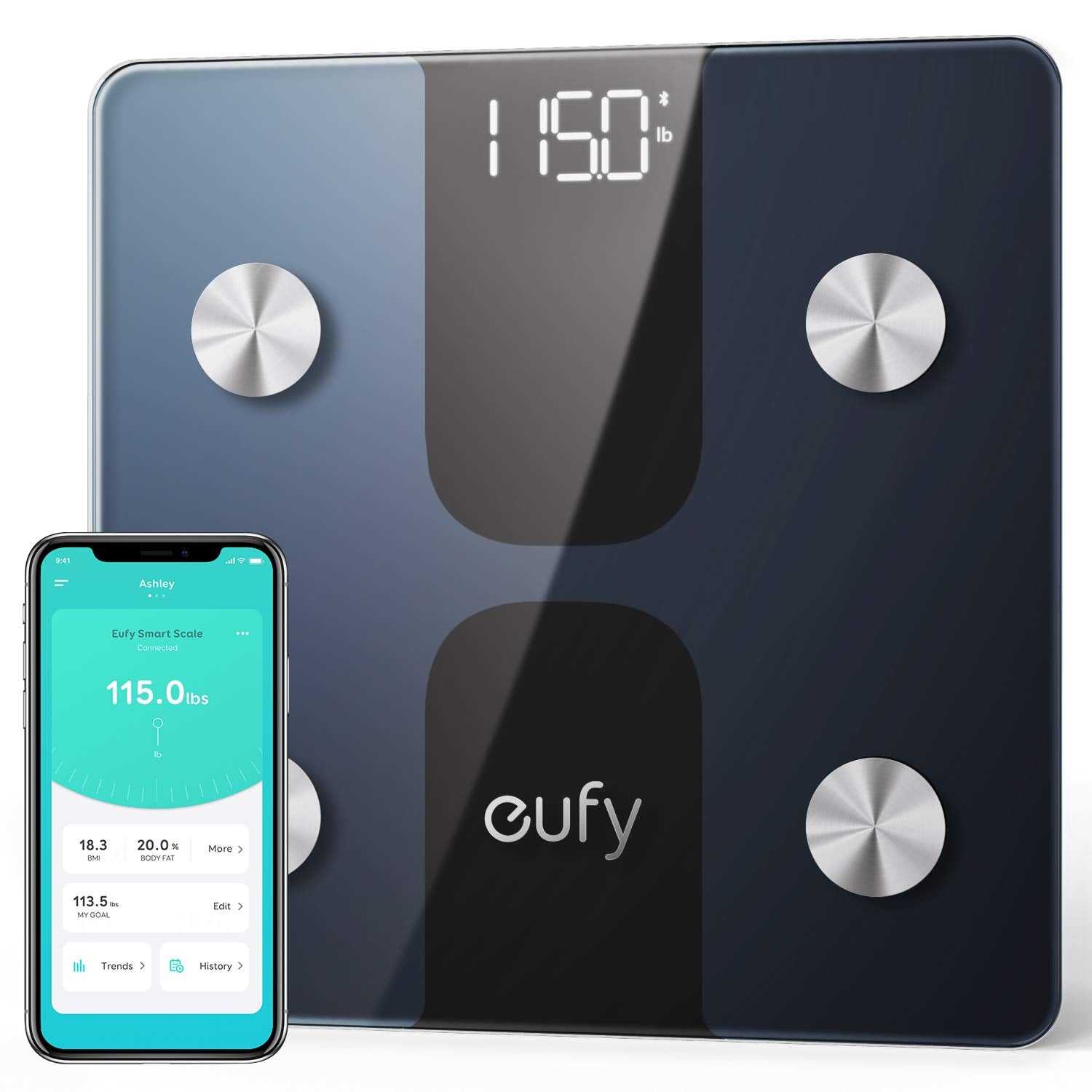 Eufy Smart Scale With Bluetooth - Anker Eufy Smart Scale With Bluetooth - Anker