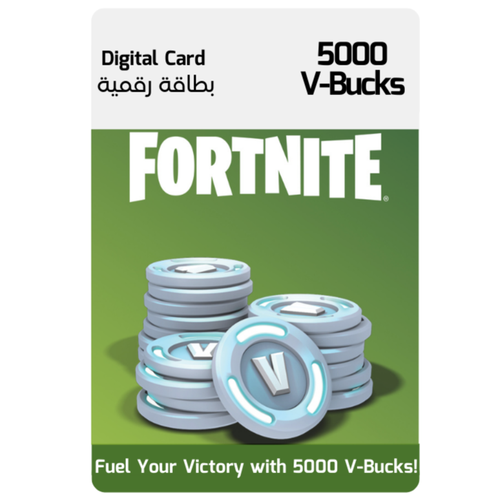 فورتنايت 5000 في-بكس – مفتاح إيبيك جيمز ( PC/MOBILE)