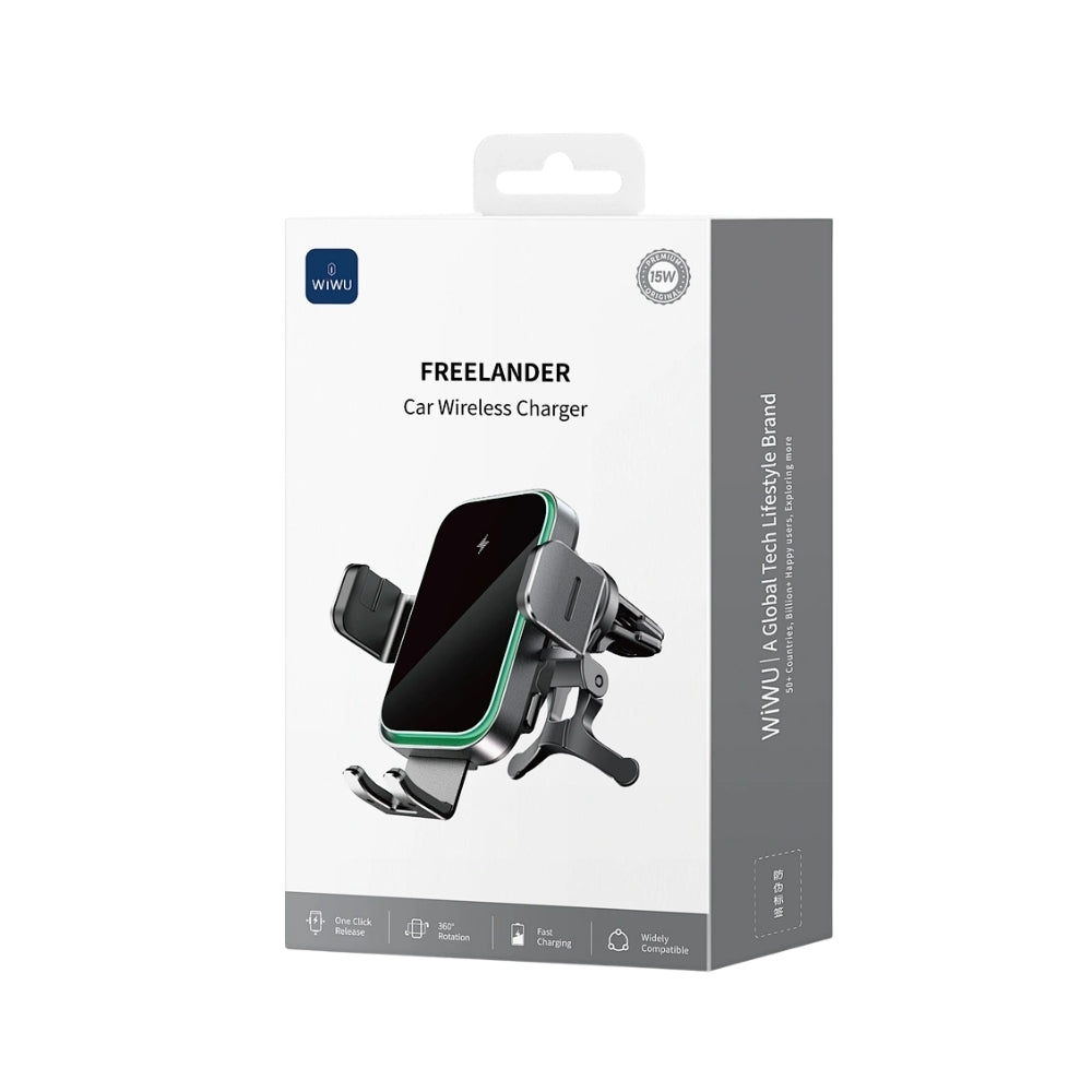 WIWU Freelander Wireless Charging Car Mount 15W