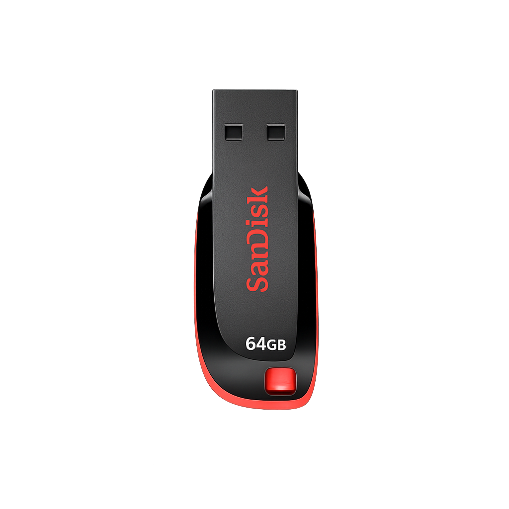 SanDisk 64GB Cruzer Blade USB Flash Drive