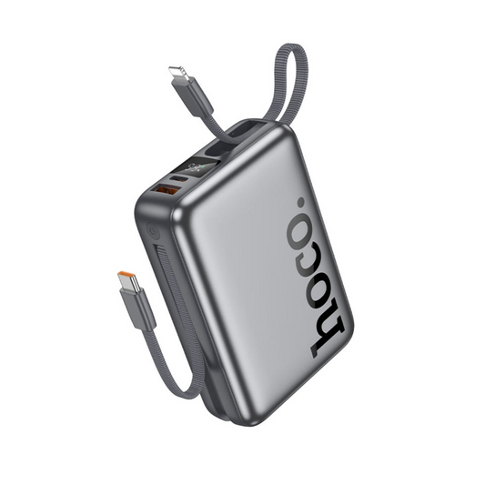 Hoco 20000 mAh Powerbank with attach Cable-Q39