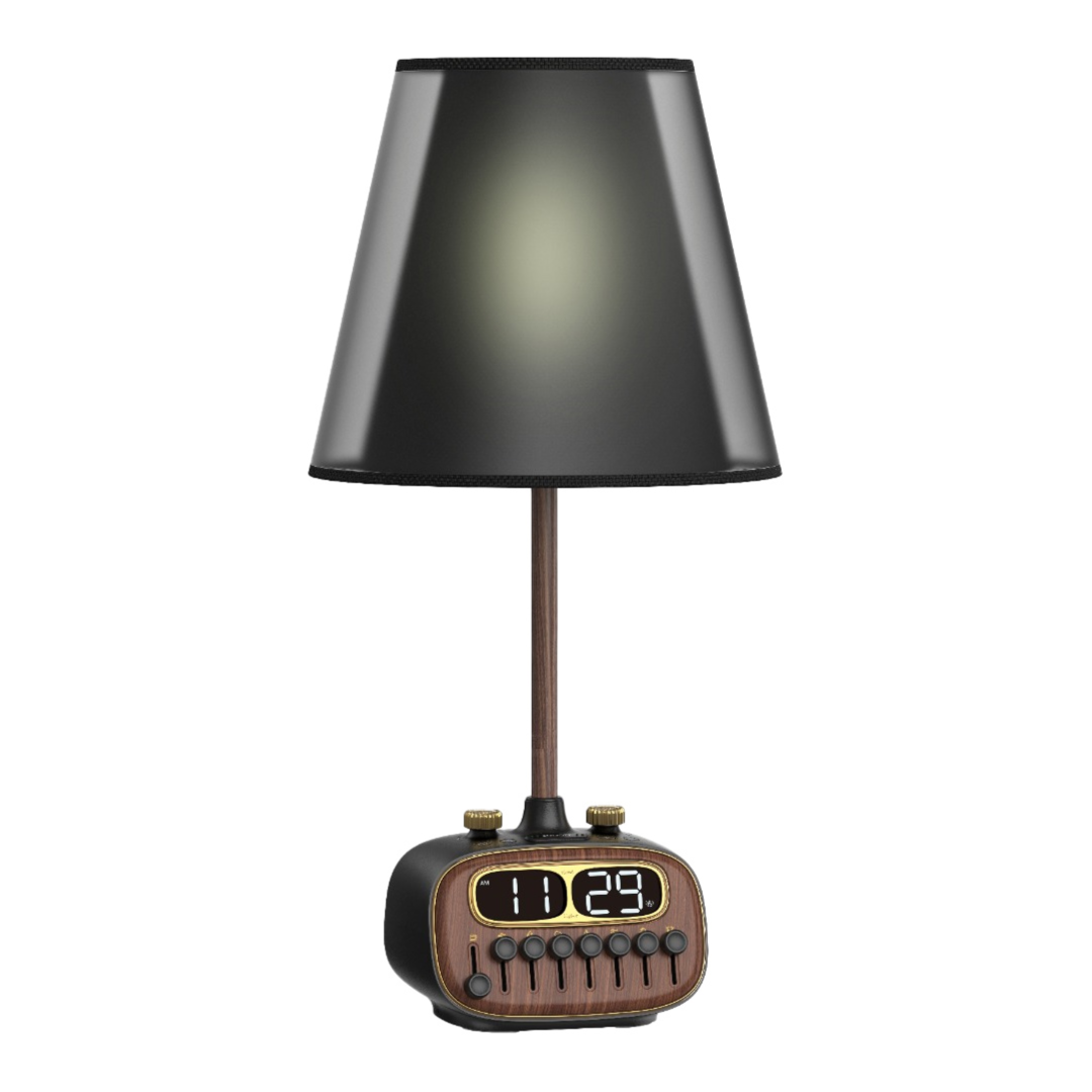 Retro Desk Lamp With Bluetooth Speaker By Porodo
