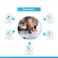 Foldable Mini Pedal Exerciser with Digital Display