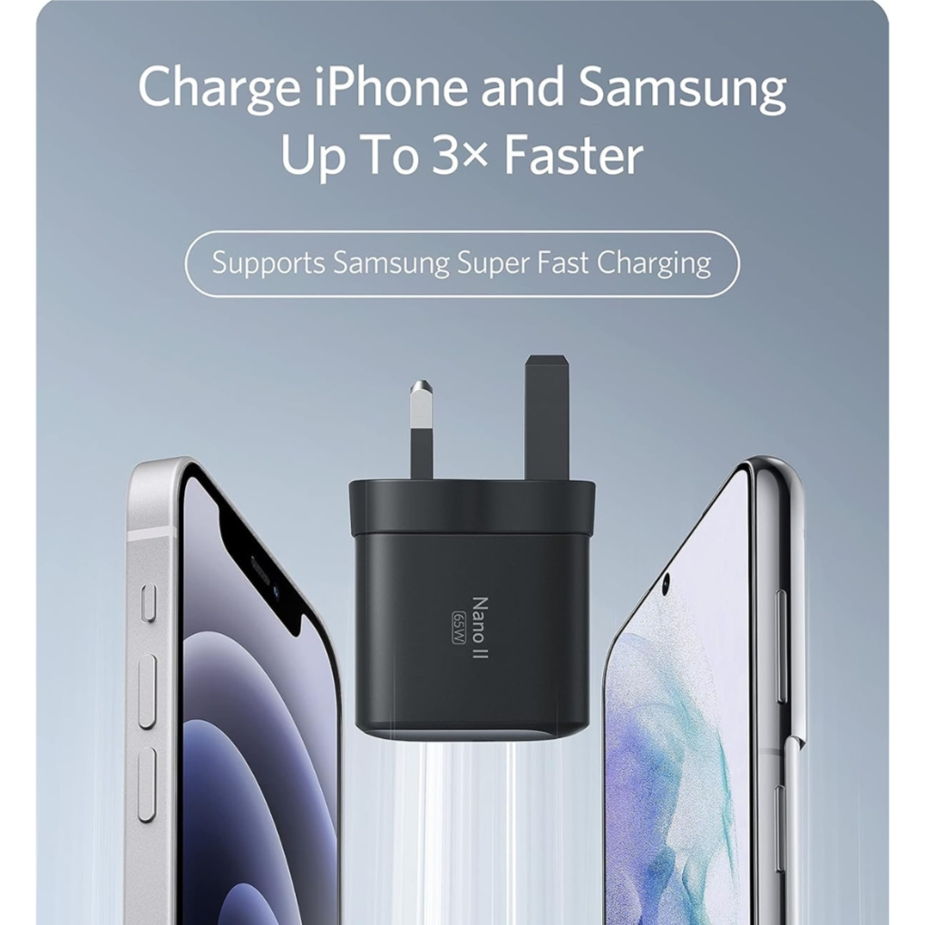 شاحن أنكر نانو II سريع 65 واط بمنفذ USB-C شاحن أنكر نانو II سريع 65 واط بمنفذ USB-C