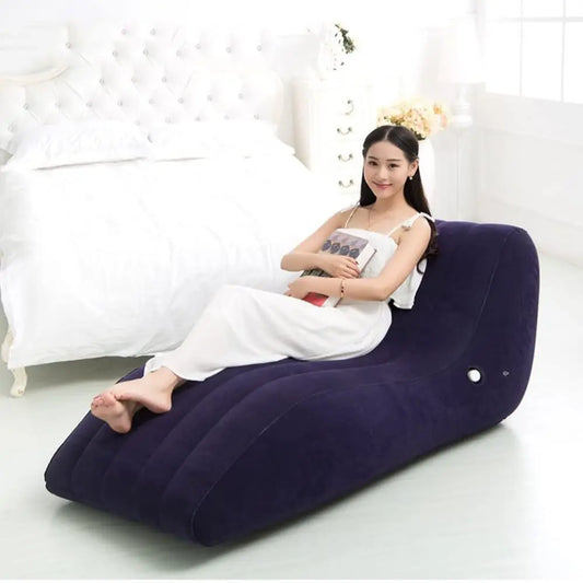 Flocked Lounge Chair