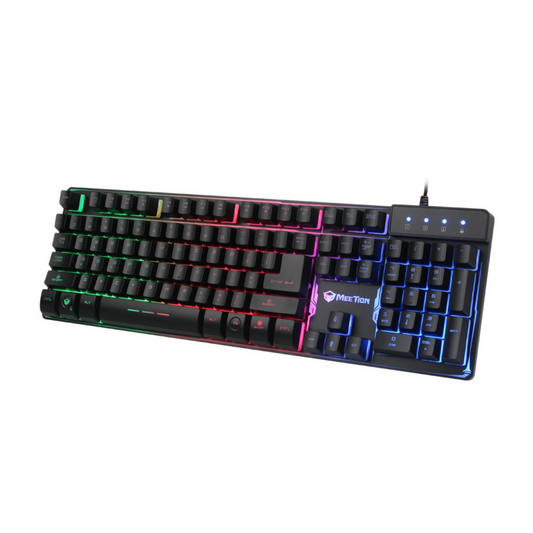 Rainbow Backlit Gaming Keyboard-Meetion