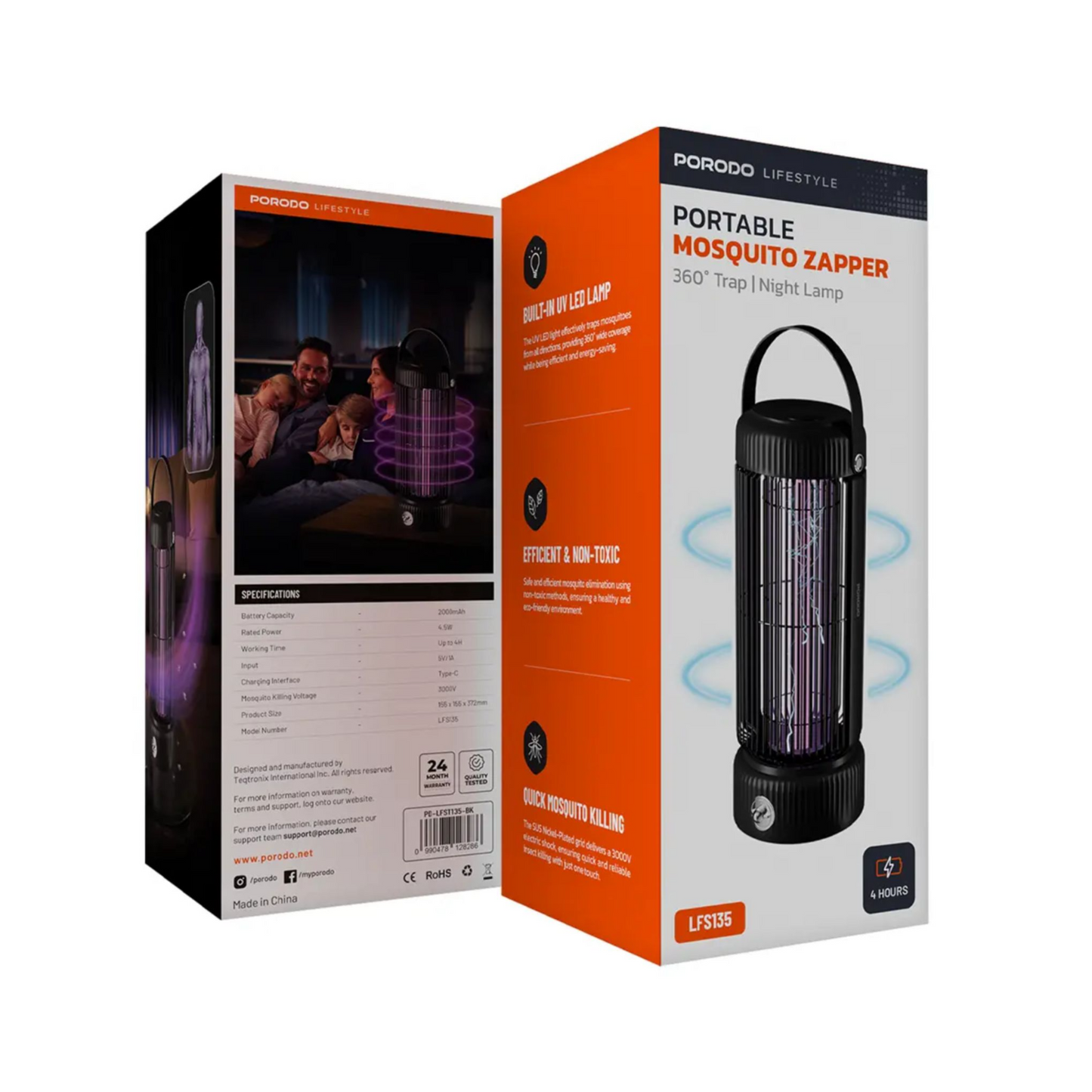 Porodo Rechargeable Mosquito Killer