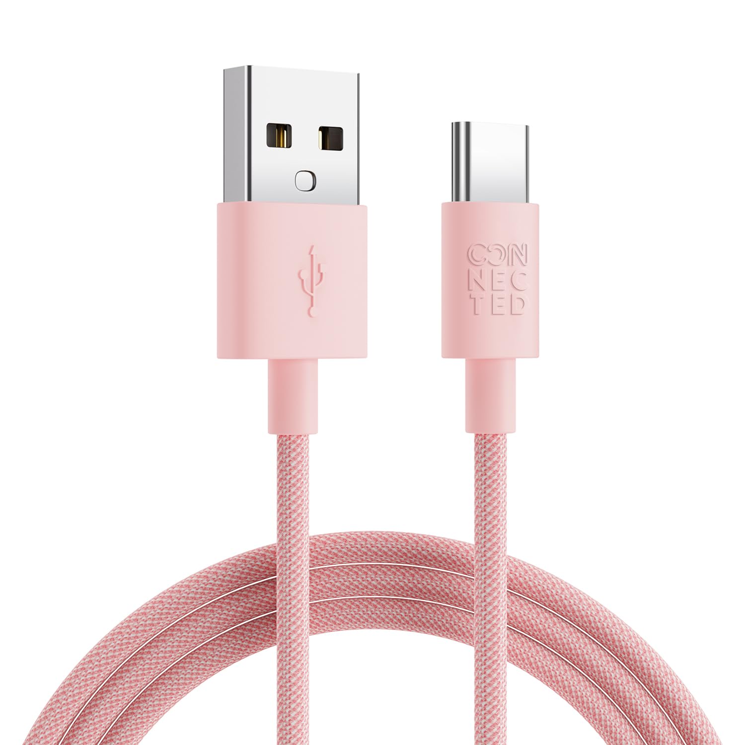 Braided Charging Cable Usb To Type-C 1.2M - connected Braided Charging Cable Usb To Type-C 1.2M - connected