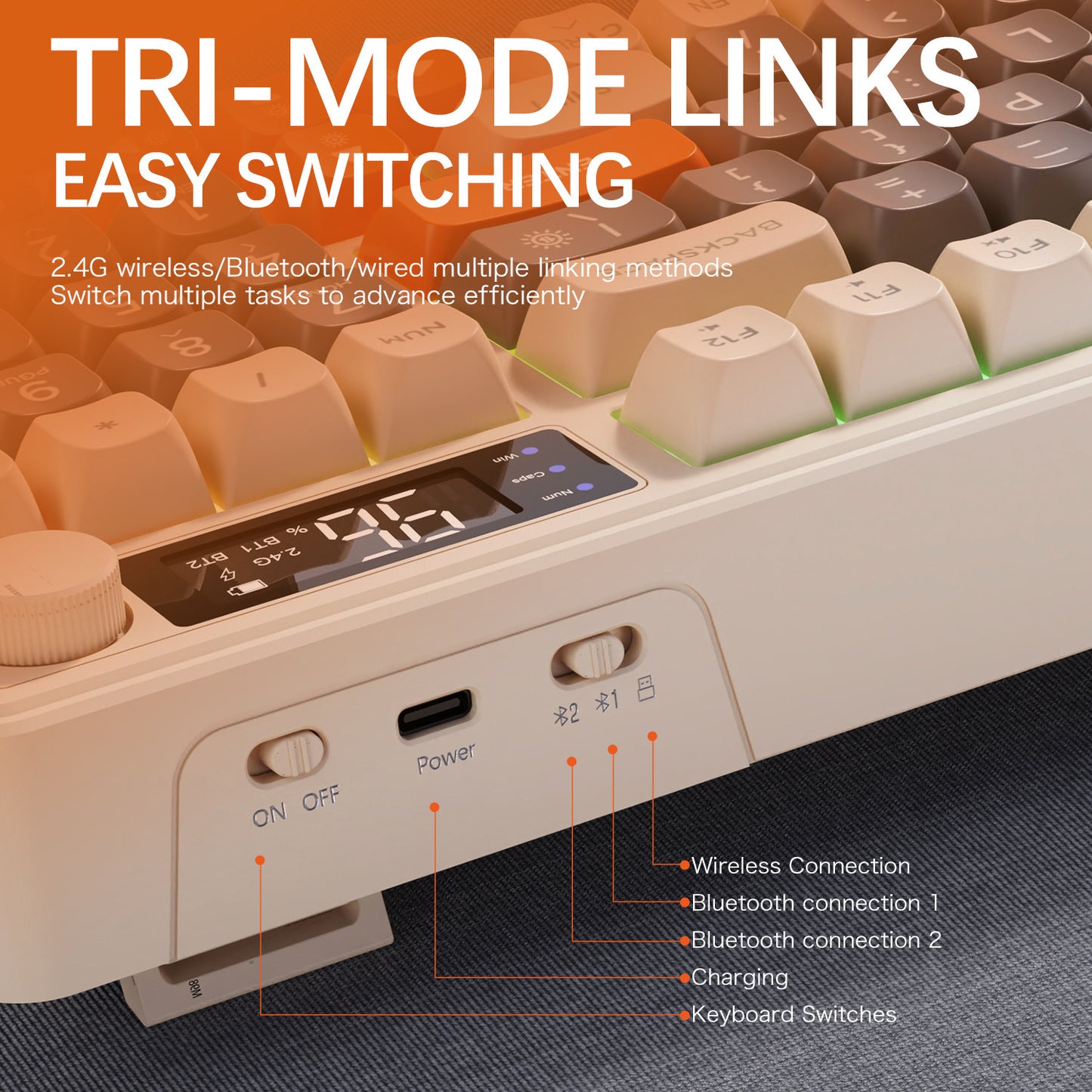 Multifunctional Dual-mode Touch Keyboard