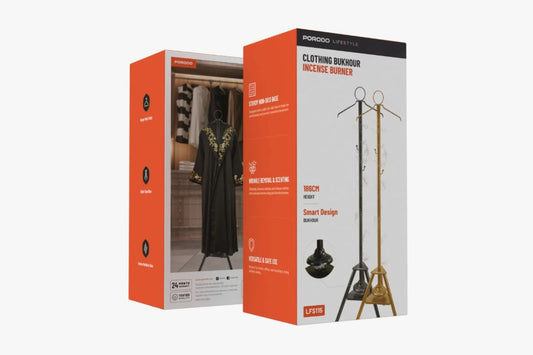 Porodo Clothing Bukhour Incense Burner-Black