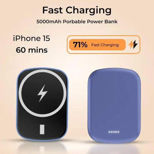 Portable Magsafe Powerbank 5000mAh-Connected