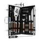 Wood Handle 24PCS BBQ Tools Set