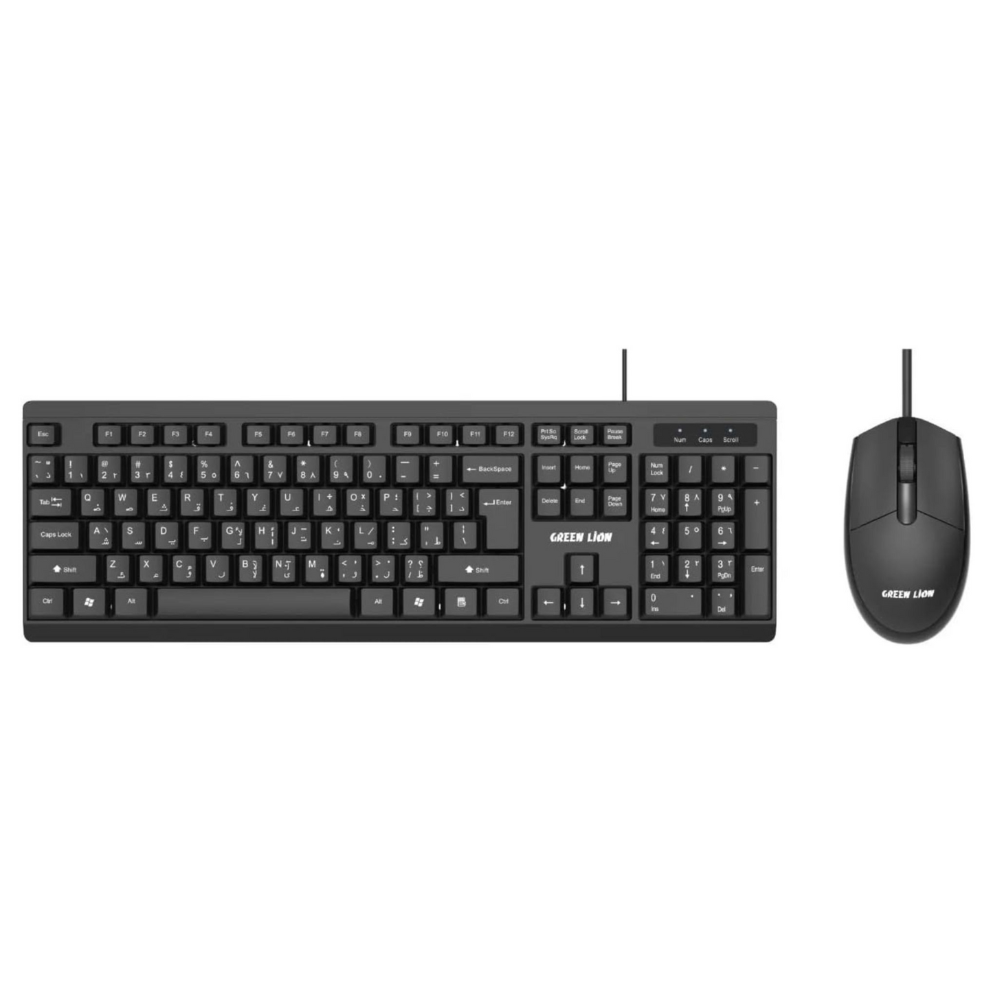 Green Lion GKM-100 Wired Keyboard & Mouse Combo