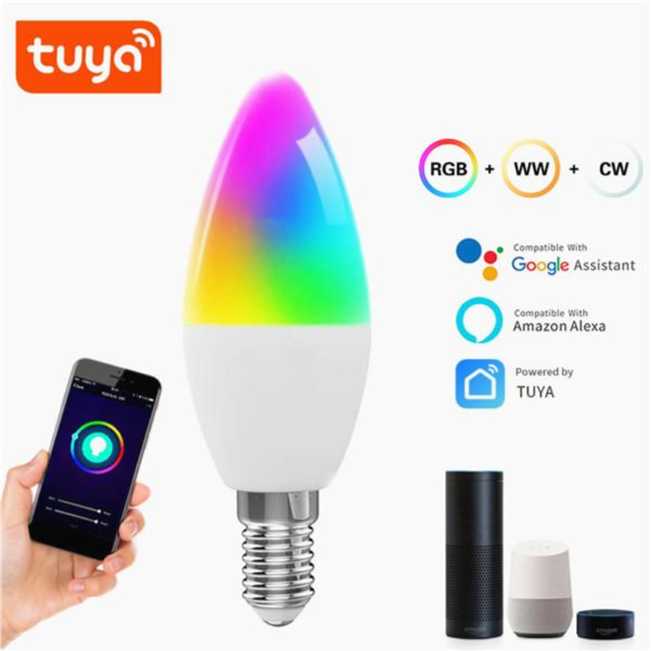 Smart LED Candle Bulb-E14