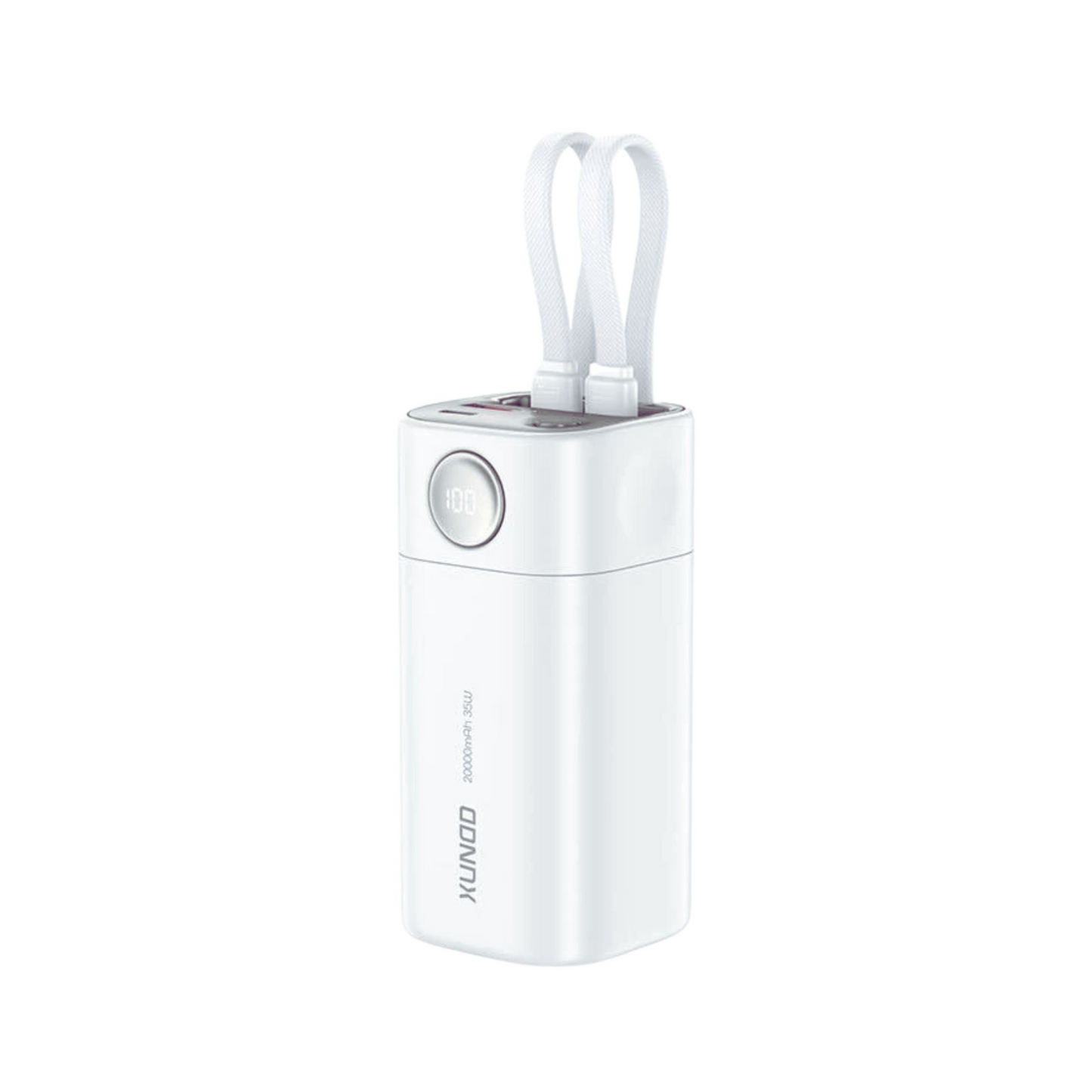 XUNDD PD35W Dual-Cable 20000mAh Power Bank
