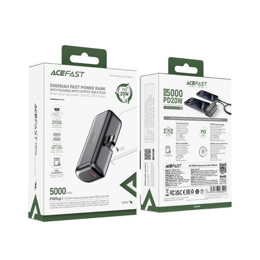 ACEFAST M9 Mini Fast Charge Power Bank 5000mAh