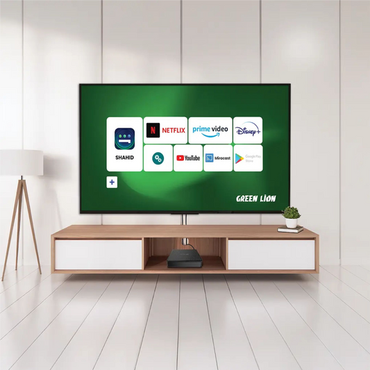 Green Lion Android TV Box 4K with Remote Control
